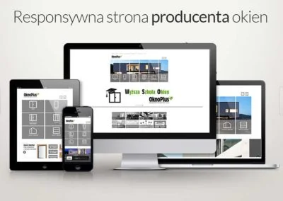 Nowoczesna strona internetowa dla producenta okien