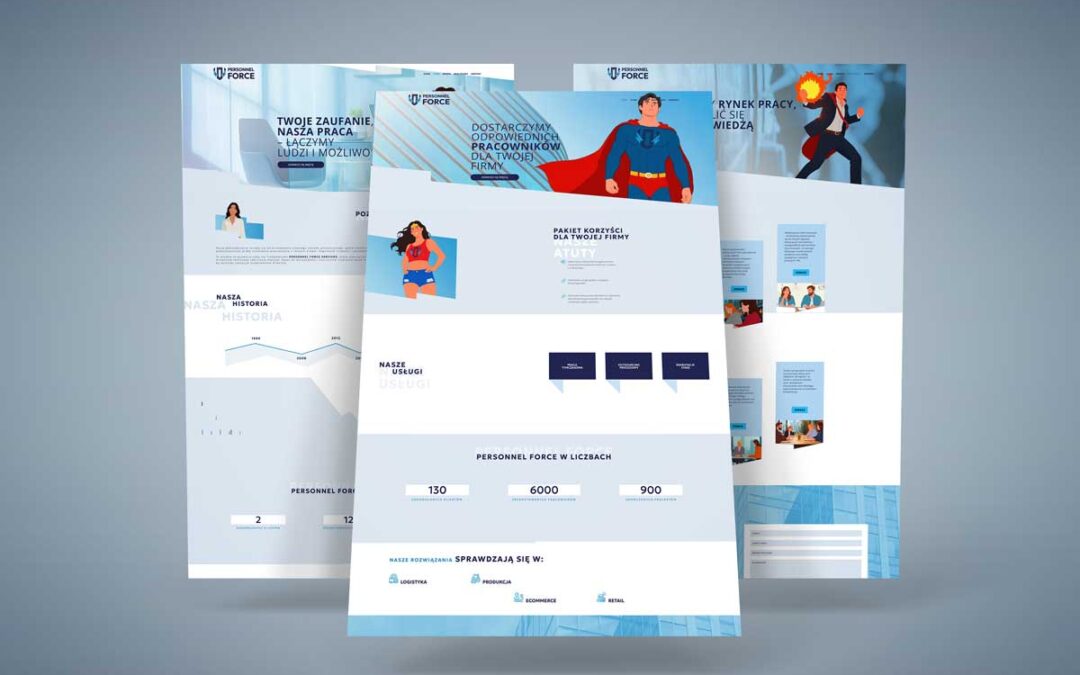 PersonnelForce.pl – kompleksowa strona WWW dla agencji pracy